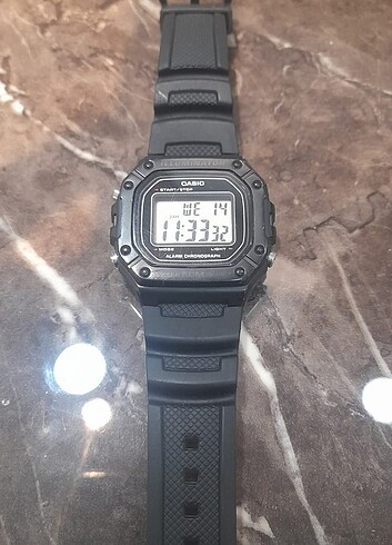 Orijinal Casio w 218h 1a modeli saat  - Görsel 7