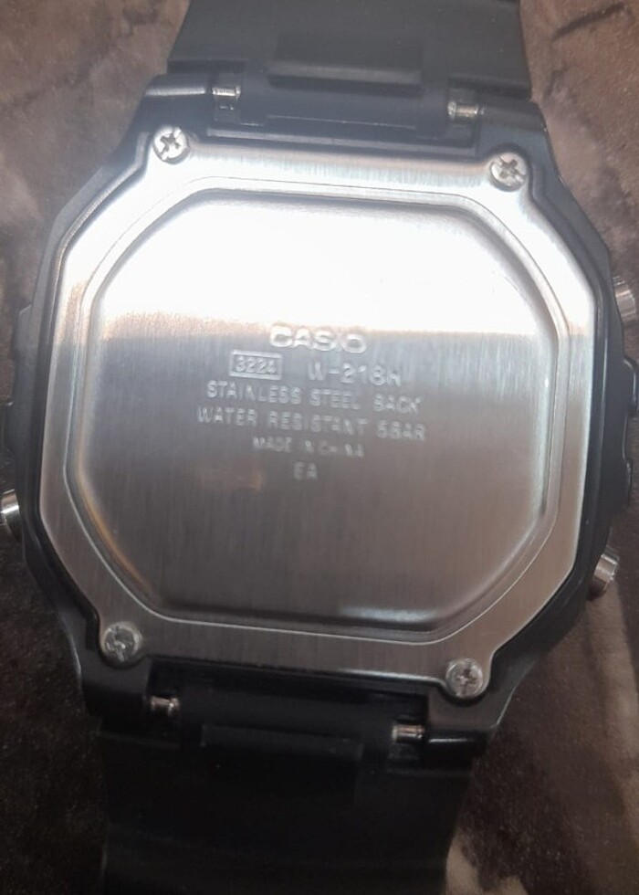 Orijinal Casio w 218h 1a modeli saat  - Görsel 5