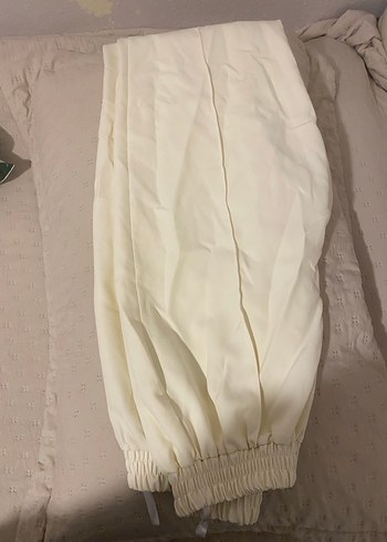 Kumaş krem pantolon