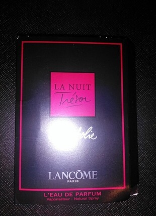 Lancome la nuit tresor a la foile sample.Not: Sample parfumlerde