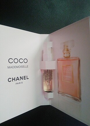 Chanel mademosille 1.5 ml sample. Not: Sample parfumlerde üzerin