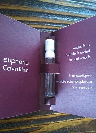 Calvin Klein euphoria edp sample.Not: Sample parfumlerde üzerind