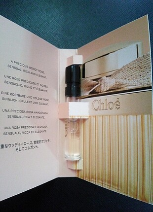 Chloe absolu de parfum bayan sample. Not: Sample parfumlerde üze