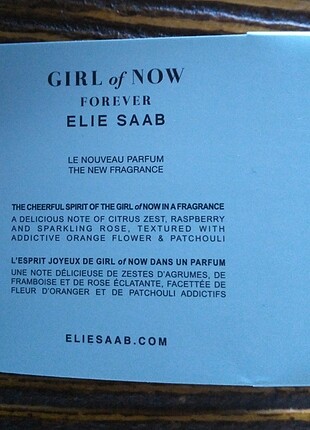 Elie Saab Elie Saab girl of now forever edp bayan sample parfum. #elie saa