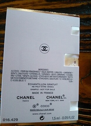  Beden Chanel Coco mademosille edp sample parfüm. #chanel #sample