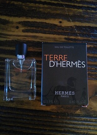  Beden Hermes terre d'hermes edt 12.5 ml deluxe boy erkek parfum. #herm