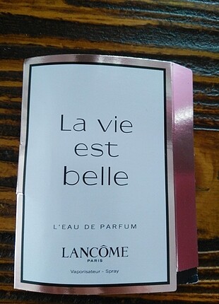 Lancome la vie est belle bayan sample parfüm. #lancome #lavieest