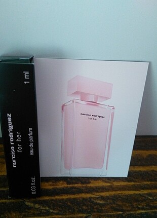 narciso Rodriguez for her EDP sample boy bayan parfüm. #narciso