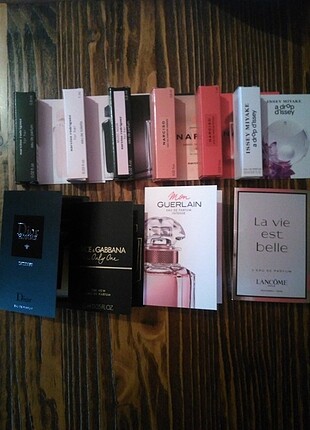 10 adet sample parfüm