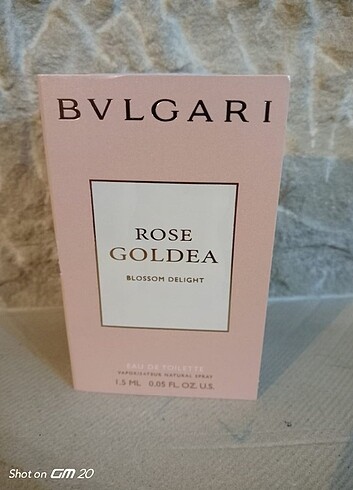 Bvlgari splendida rose goldea EDT sample parfüm