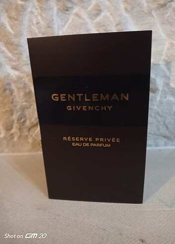 Givenchy gentlman reserve prive EDP sample parfüm