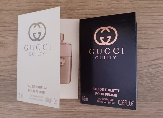 Gucci 2 adet sample parfüm