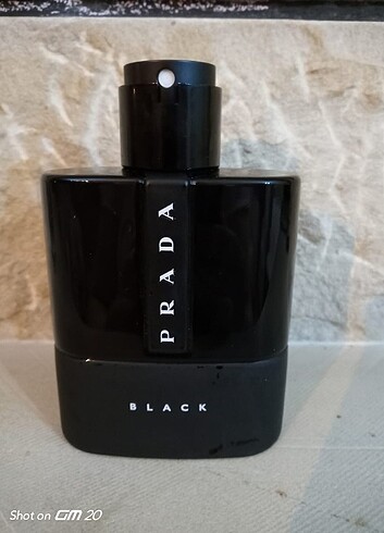 Prada black Edp boş parfüm şişesi 