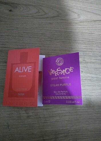 2 adet sample parfüm 
