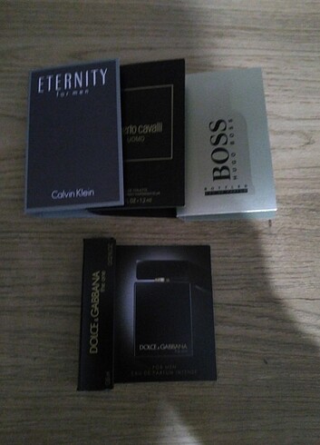 4 adet sample parfüm 