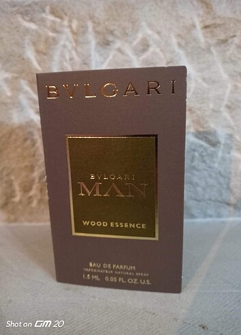 Bvlgari Man wood essence Edp 