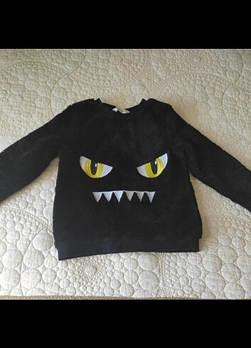 H&M polar canavar sweatshirt