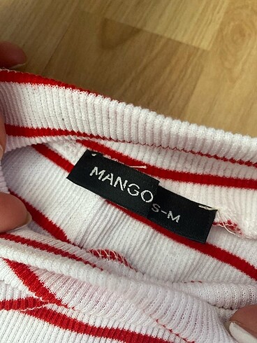 Mango Çizgili bluz