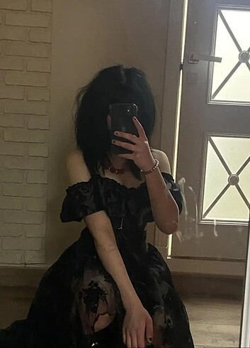 Mango Halloween Koyu Gotik Tarzı Elbise İki parça 