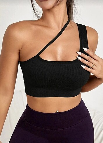 universal Beden siyah Renk Crop Bluz