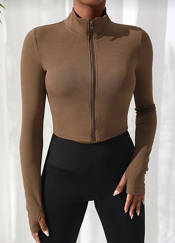 Diğer Mini Crop Sweat