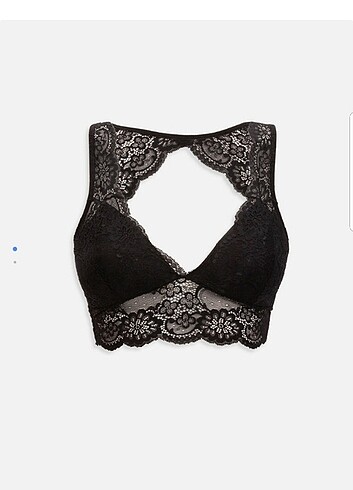 Lcw siyah dantel bralet