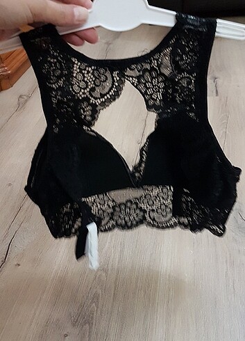 xs Beden siyah Renk Lcw siyah dantel bralet