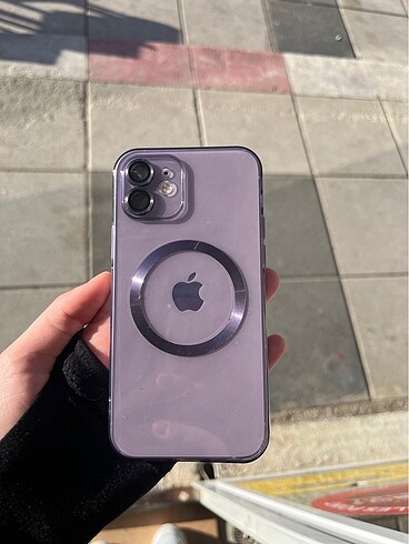 İPhone 12 MagSafe lensli manyetik şarjlı kılıf