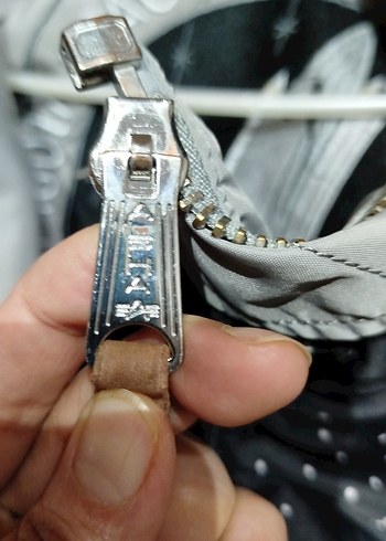 Gri Fermuarlı erkekStreet Wear Ceket - Görsel 4