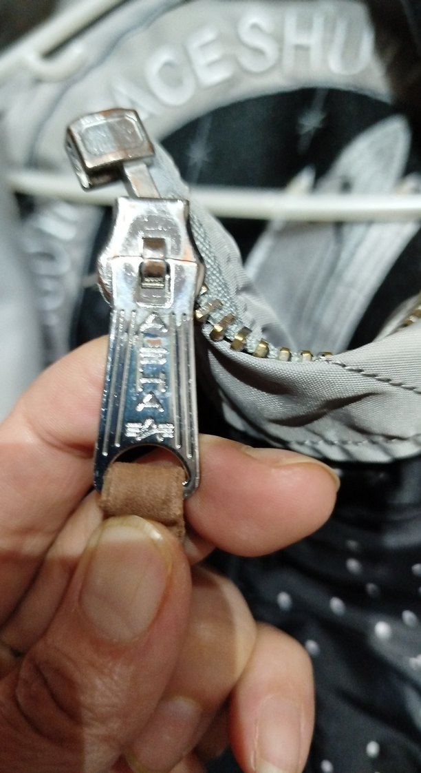 Gri Fermuarlı erkekStreet Wear Ceket - Görsel 4