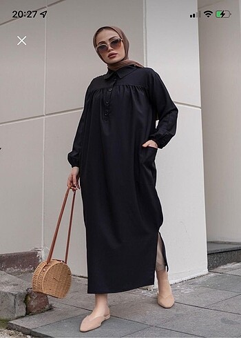 Zara Siyah tesettür tunik