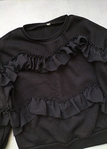 5 Yaş Beden siyah Renk LCW Waikiki sweatshirt 5/6 yaş