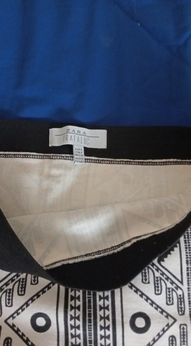 Bohem Desenli Kemerli Mini Etek - Görsel 2