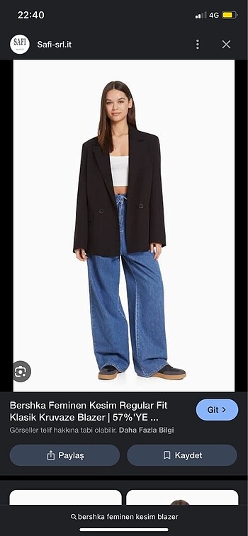 bershka blazer ceket