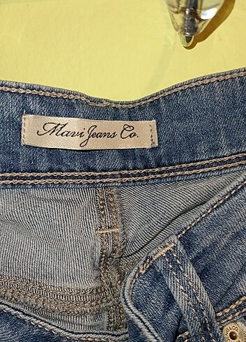 xs Beden mavi Renk mavi düşük bel jean