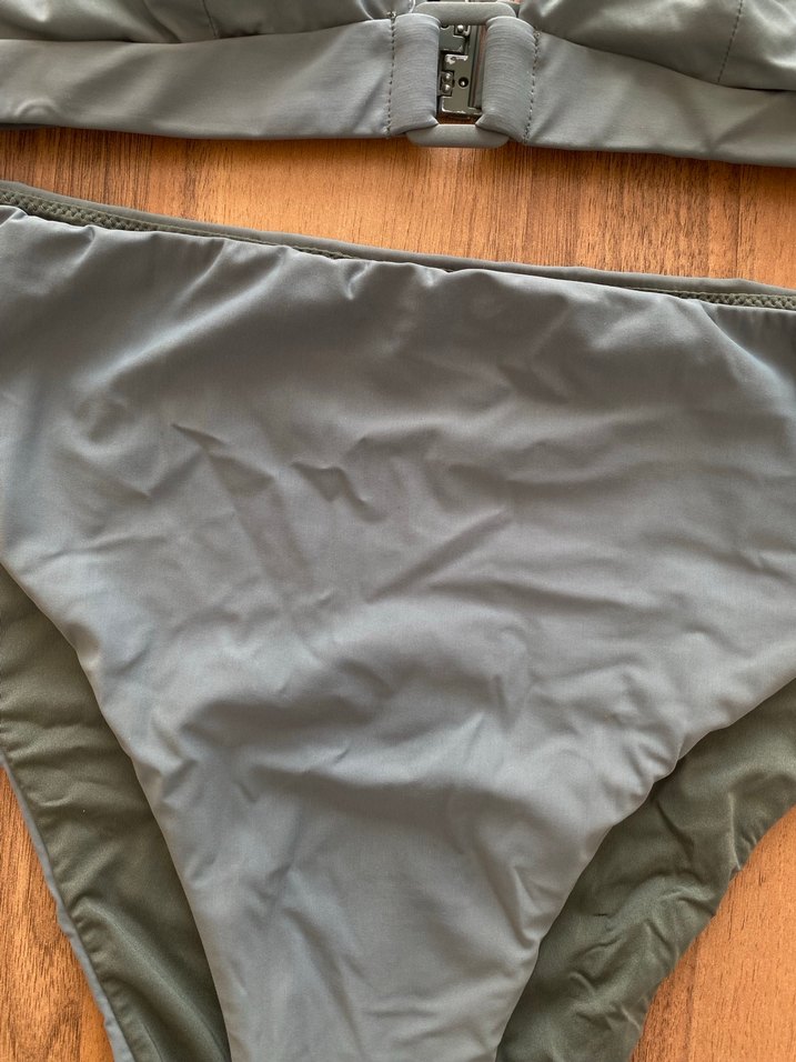 Gri Strappy Bikini Takımı - Görsel 3