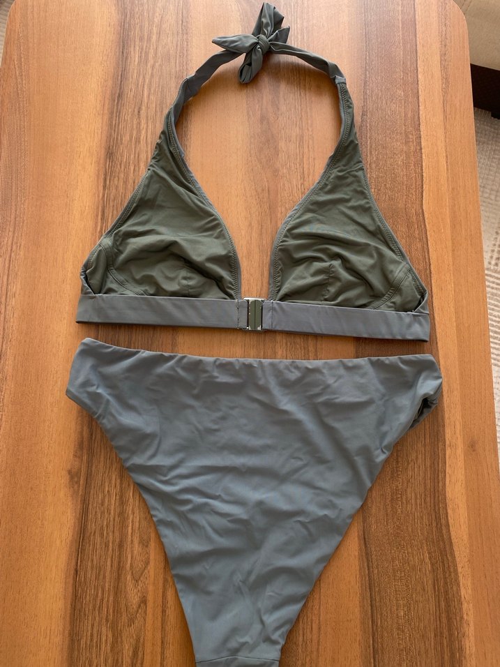 Gri Strappy Bikini Takımı - Görsel 2