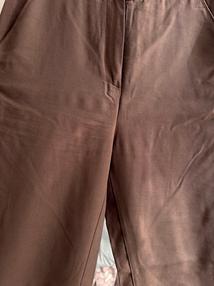 Kahverengi Kadın  Pantolon - Görsel 3