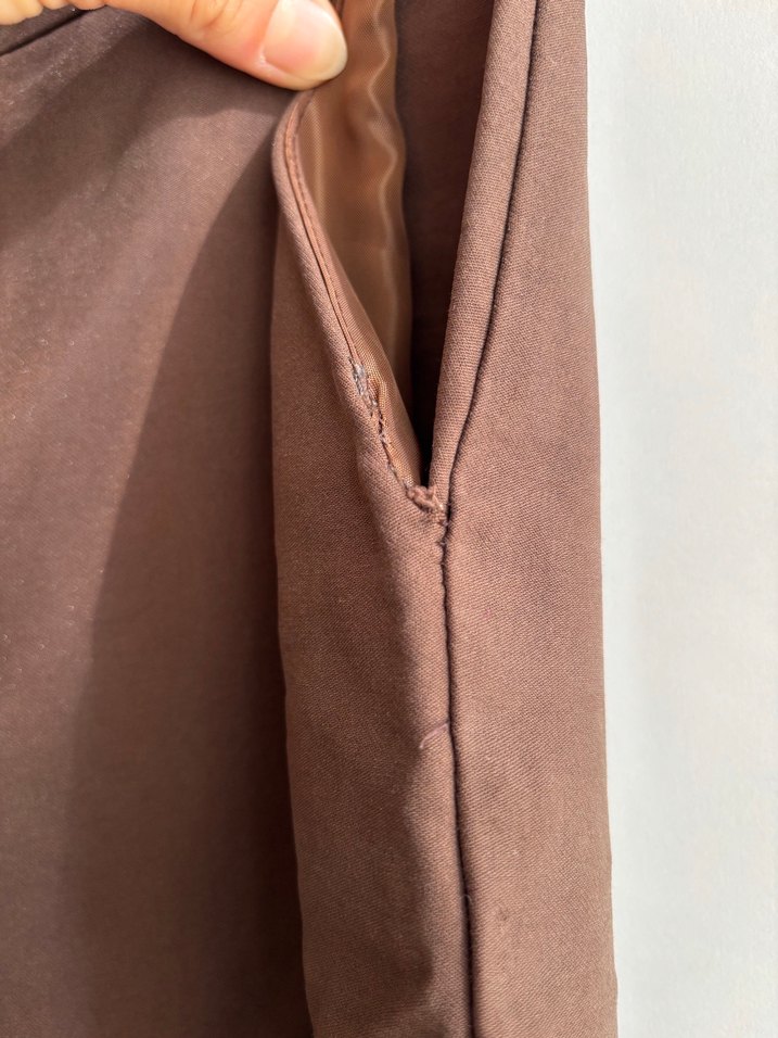 Kahverengi Kadın  Pantolon - Görsel 4