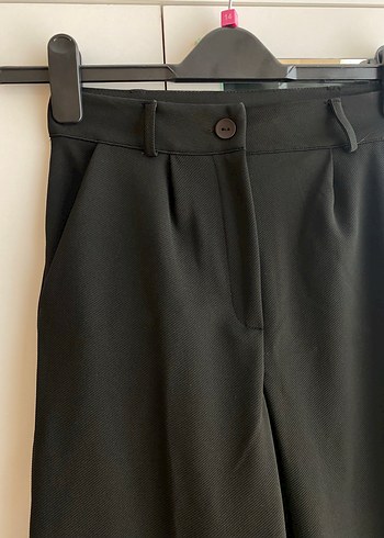 Kadın Siyah Palazzo Pantolon - Görsel 4