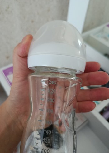 Beyaz Bebek Biberonu 240 ml - Görsel 2