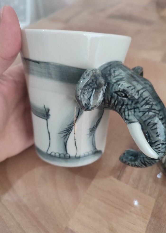 Filli Seramik Kupa - Görsel 2