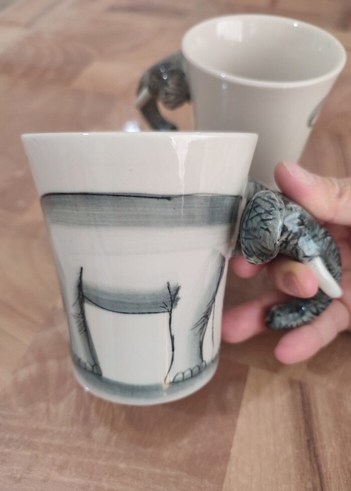 Filli Seramik Kupa - Görsel 3