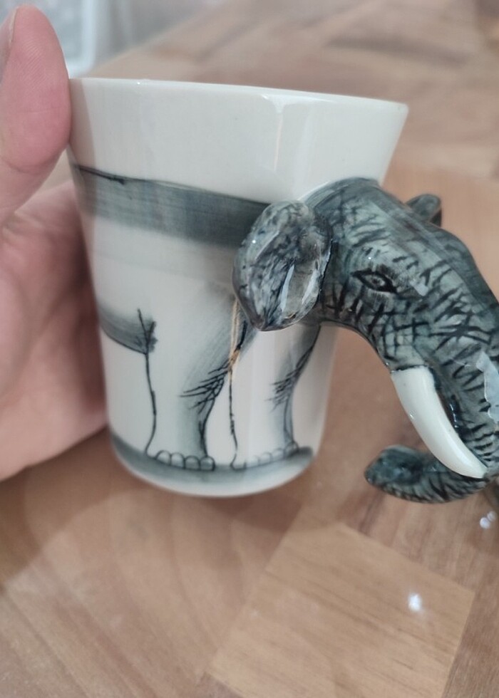 Filli Seramik Kupa - Görsel 4