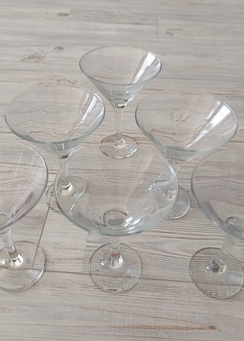 Şeffaf Ayaklı Kadehler Seti - Görsel 2