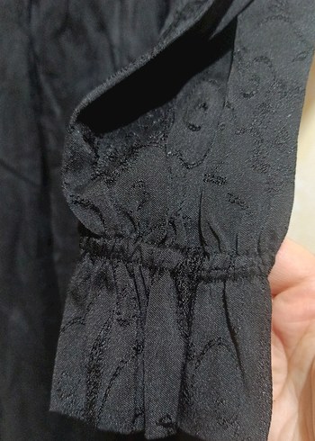 Düğmeli, Nakışlı Gri Uzun Hamile Eteği - Görsel 2