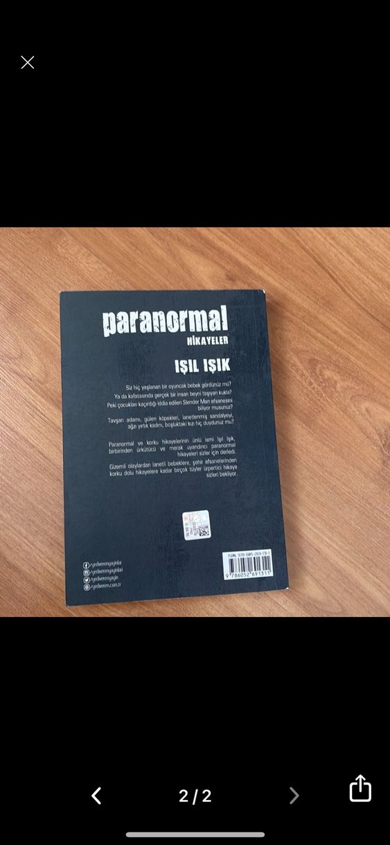 Işıl Işık Paranormal Hikayeler Kitabı - Görsel 2