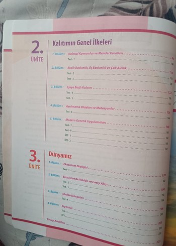 10. Sınıf Biyoloji Ders Kitabı TEDES - Görsel 4