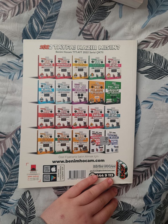 2022 Benim Hocam AYT Biyoloji Soru Bankası - Görsel 4