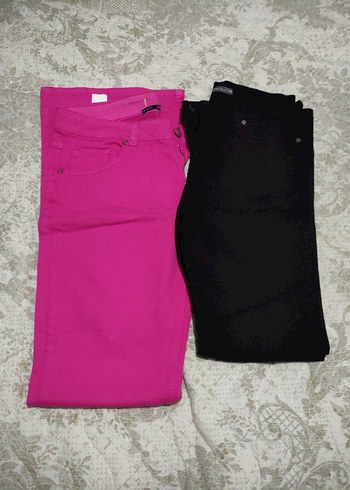 2 adet kot Pantolon